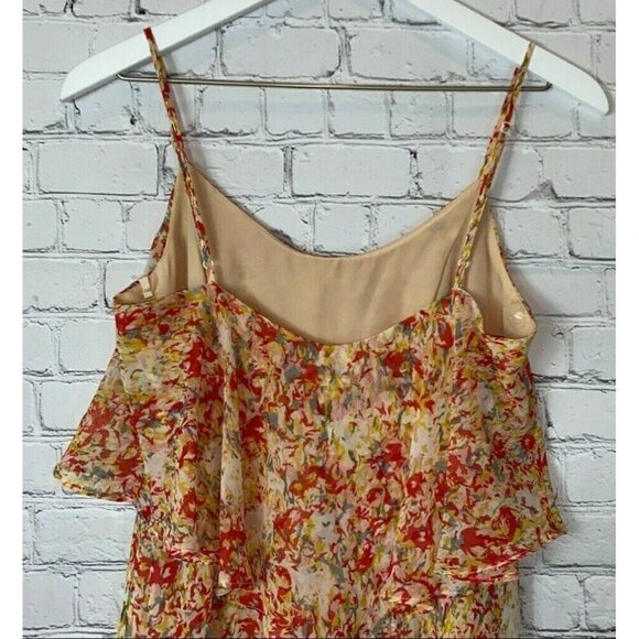 BCBGeneration Womens’ Yellow Red Floral Sundress Dress Size XXS - Picture 8 of 8